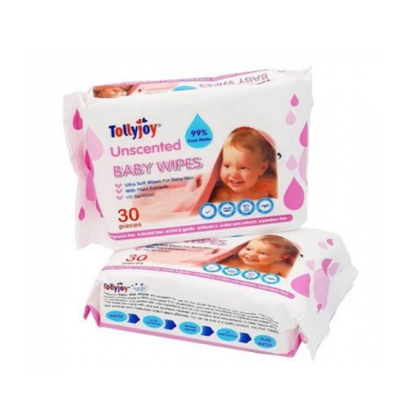 Tollyjoy Unscented & Scented Baby Wipes 2x30s